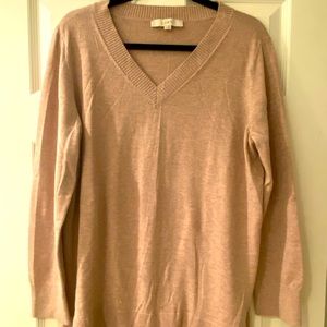 Loft Pink Sweater Size XL
